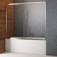 Шторка на ванну Radaway Vesta DWJ 170 209117-01-01 профиль Хром стекло прозрачное
