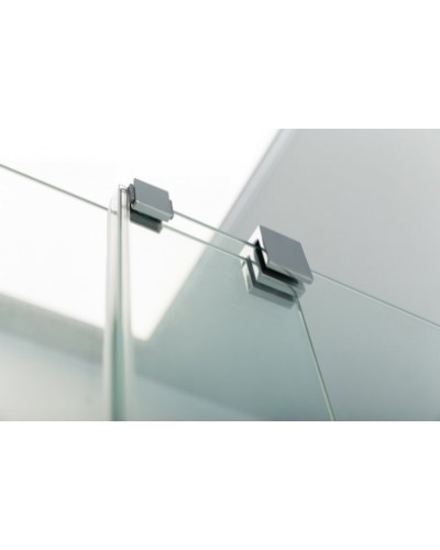 Шторка на ванну Cezares Stream VFS-11 90 профиль Хром стекло прозрачное