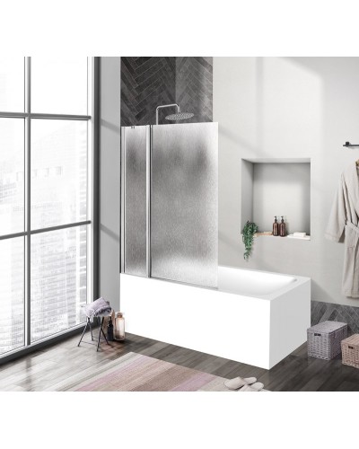 Душевая шторка на ванну BelBagno UNO-V-11-100/150-CH-CR