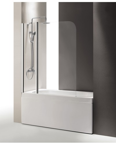 Шторка на ванну CEZARES ECO-O-V-11-120/140-P-Cr-R