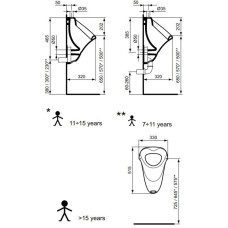 Писсуар Vidima Seva Fresh W390061
