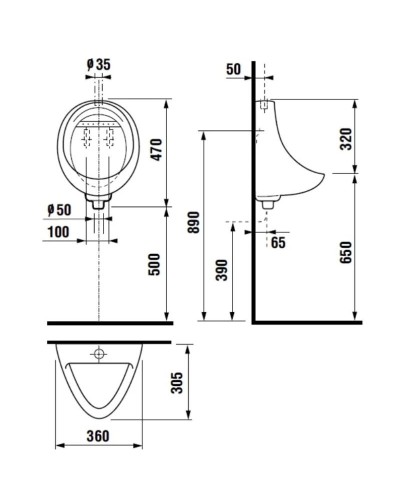 Писсуар Jika Korint 8441000004401