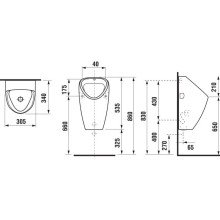 Писсуар подвесной Jika Golem 8430600000001