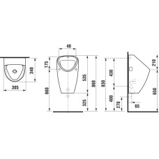 Писсуар подвесной Jika Golem 8430600000001