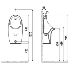 Писсуар Creavit TP61000000