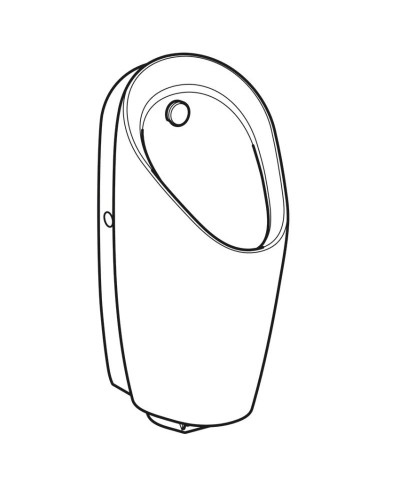 Писсуар со встроенным управлением, питание от сети  Geberit Preda 116.072.00.1