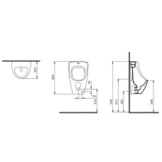 Писсуар Bocchi Taormina Arch 1383-004-0130 подвесной Черный матовый