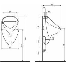 Писсуар Kolo Nova Pro 26011000