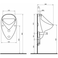 Писсуар Kolo Nova Pro 26011000