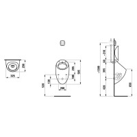 Писсуар Laufen Alessi One 8.4097.1.400.000.1