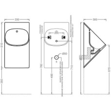 Писсуар Artceram La Fontana LFO002 01 00 Белый
