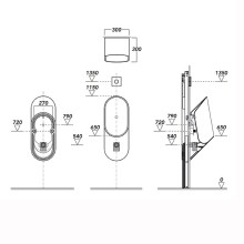 Писсуар Simas Vignoni VI03bi подвесной Белый