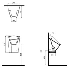 Писсуар Bien Neptun NPPS05201VSAW3000
