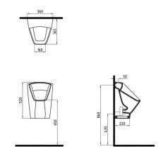 Писсуар Bien Neptun NPPS05201VSUW3000
