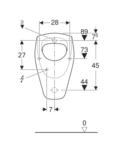 Писсуар Geberit Renova 235300000