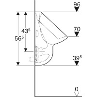 Писсуар Geberit Aller 236500000