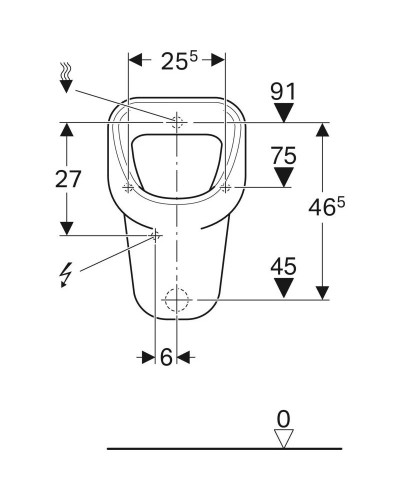 Писсуар Geberit Aller 236500000
