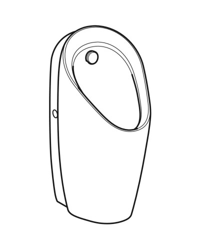 Писсуар для встроенной системы смыва Geberit Preda 116.070.00.1