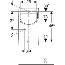 Писсуар Geberit Renova Plan 235100000