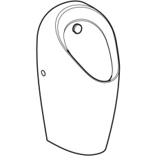 Писсуар для встроенной системы смыва Geberit Selva 116.080.00.1