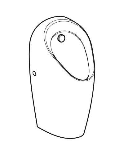 Писсуар для встроенной системы смыва Geberit Selva 116.080.00.1