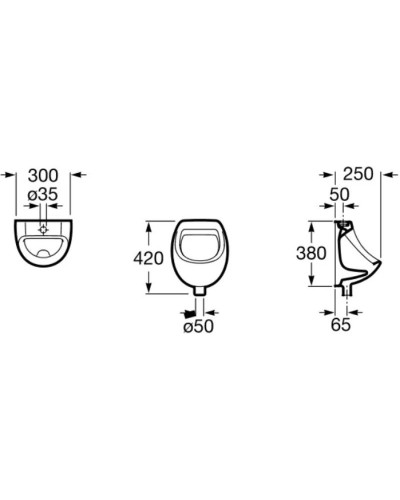 Писсуар Roca Mini 353145000