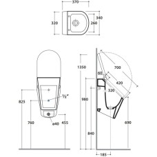 Писсуар Globo Forty3 FO030.BI