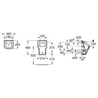 Писсуар Roca Hall 35362E000