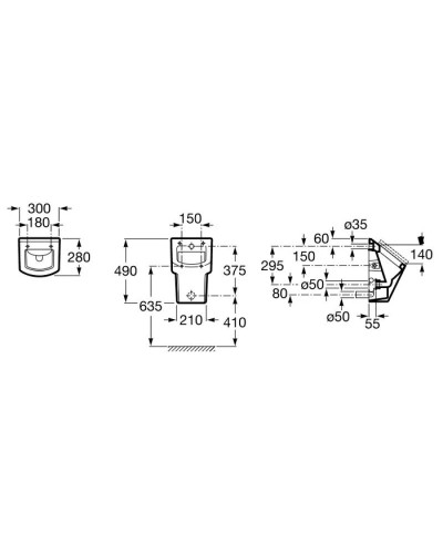 Писсуар Roca Hall 35362E000