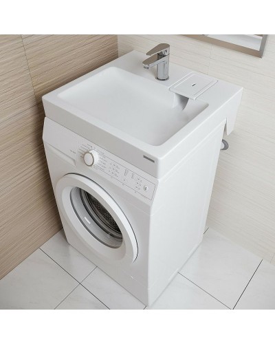 Раковина Paulmark Berg 60 PM710431 на стиральную машину Белая