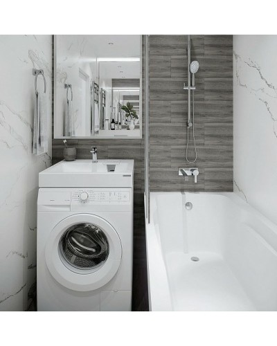 Раковина Paulmark Berg 60 PM710431 на стиральную машину Белая