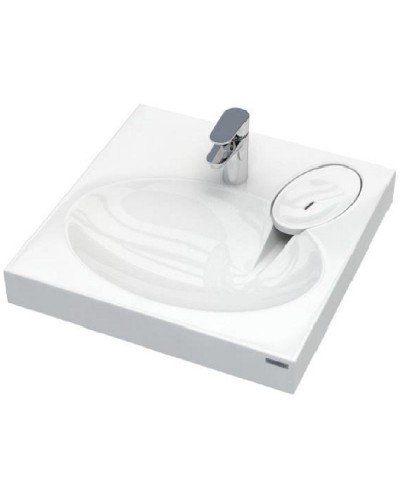 Раковина Paulmark Stern 60 PM700431 на стиральную машину Белая