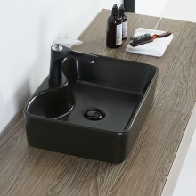 Раковина Orange 48 B01-475MB Черная матовая