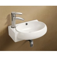 Раковина WeltWasser Aisbach 5011 L 43 10000003874 Белый глянец