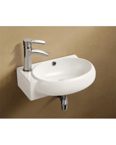 Раковина WeltWasser Aisbach 5011 L 43 10000003874 Белый глянец