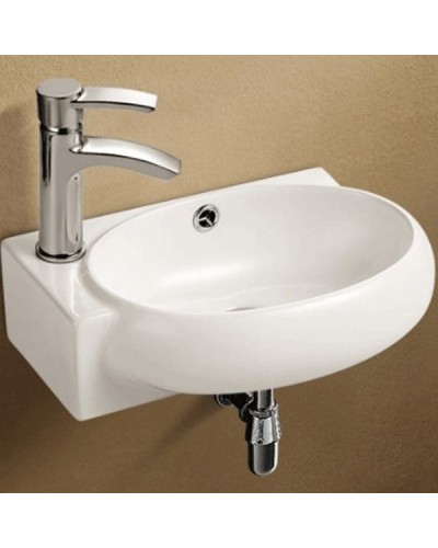 Раковина WeltWasser Aisbach 5011 L 43 10000003874 Белый глянец