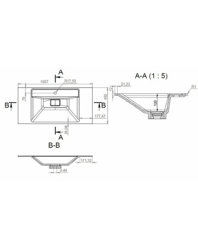 Раковина AM.PM Inspire V2.0 100 M50AWPX1001WG Белая