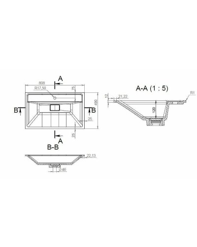 Раковина AM.PM Inspire V2.0 80 M50AWPX0801WG Белая
