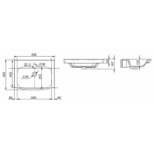Раковина AM.PM Like 65 M80WCC0652WG Белая