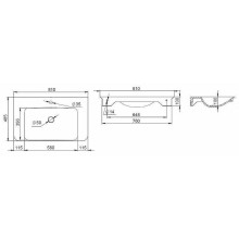 Раковина AM.PM Sensation 81 M30WPC0801WG Белая