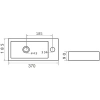 Раковина Orange 36 B05-365W Белая