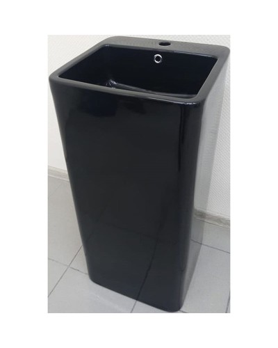 Раковина CeramaLux 40 P7004LB Черная глянцевая