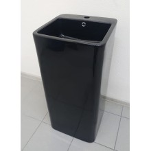 Раковина CeramaLux 40 P7004LB Черная глянцевая