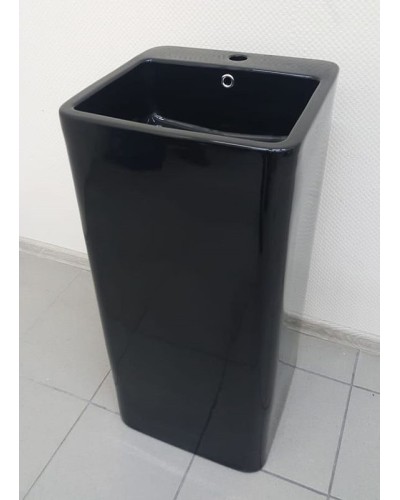 Раковина CeramaLux 40 P7004LB Черная глянцевая