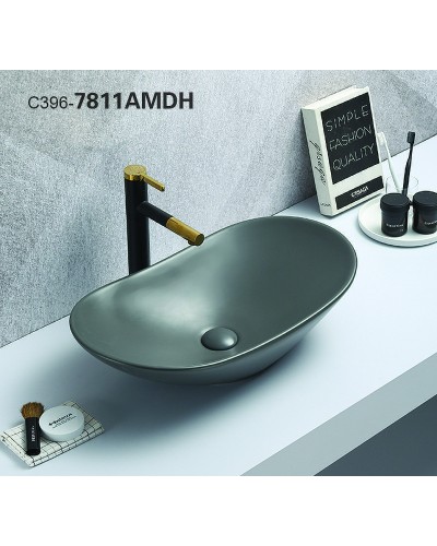 Раковина-чаша CeramaLux 61 7811AMDH-2 Серая