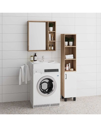 Раковина Grossman Alvaro 55 1605501 на стиральную машину Белая