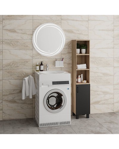 Раковина Grossman Neo 60 2606001 на стиральную машину Белая