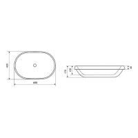 Раковина Excellent Lupio 60 CEAC.3818.600.WH Белая
