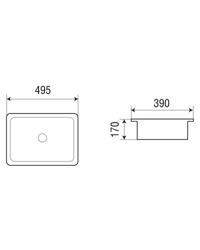 Раковина WeltWasser Deilbach 6068 49 10000004600 Белый глянец