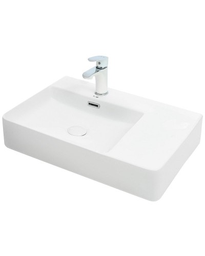 Раковина WeltWasser Elbach 2223 L 60 10000004573 Белый глянец